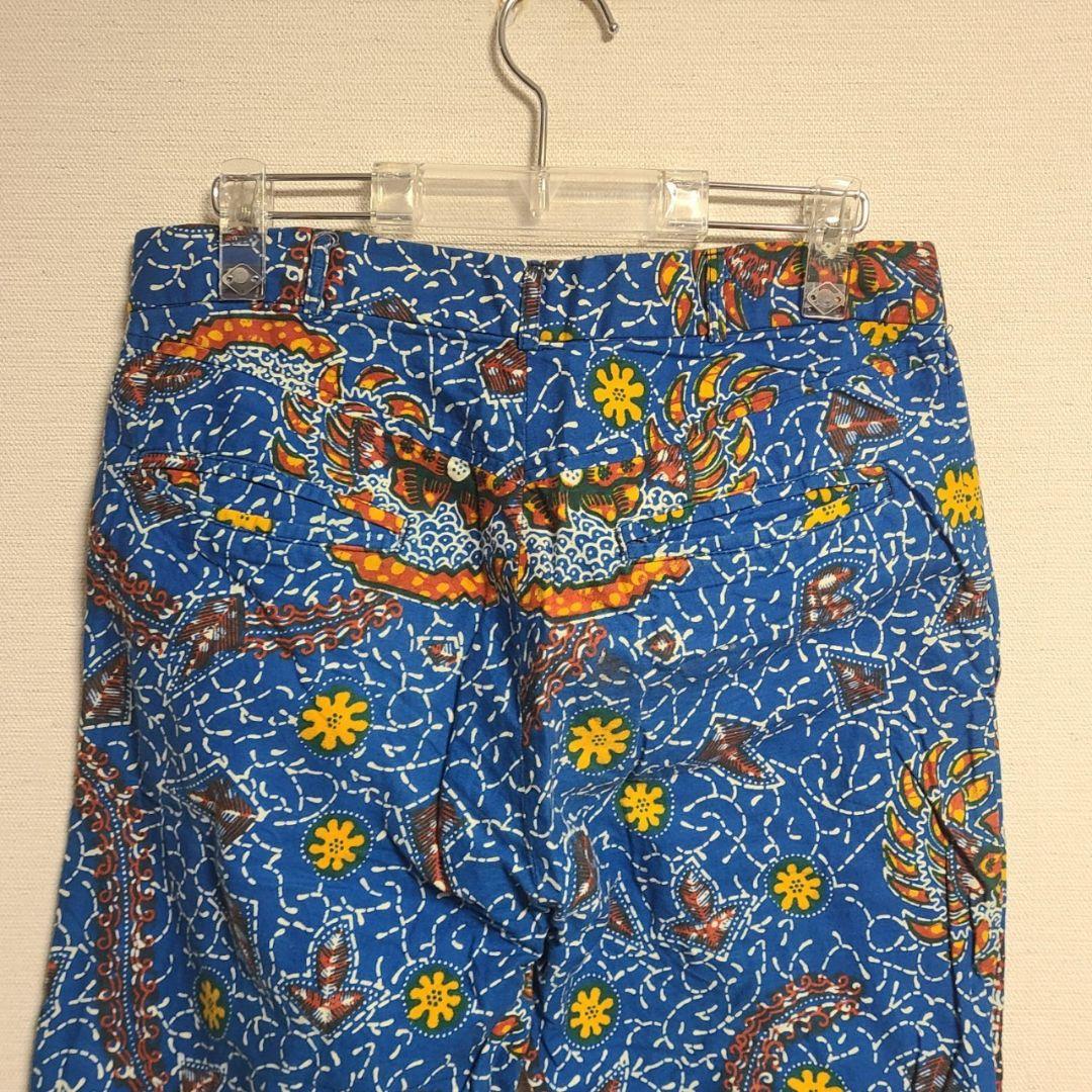 ビーバー ハーフパンツ ショートパンツ 総柄 S イギリス製 カラフル 総柄