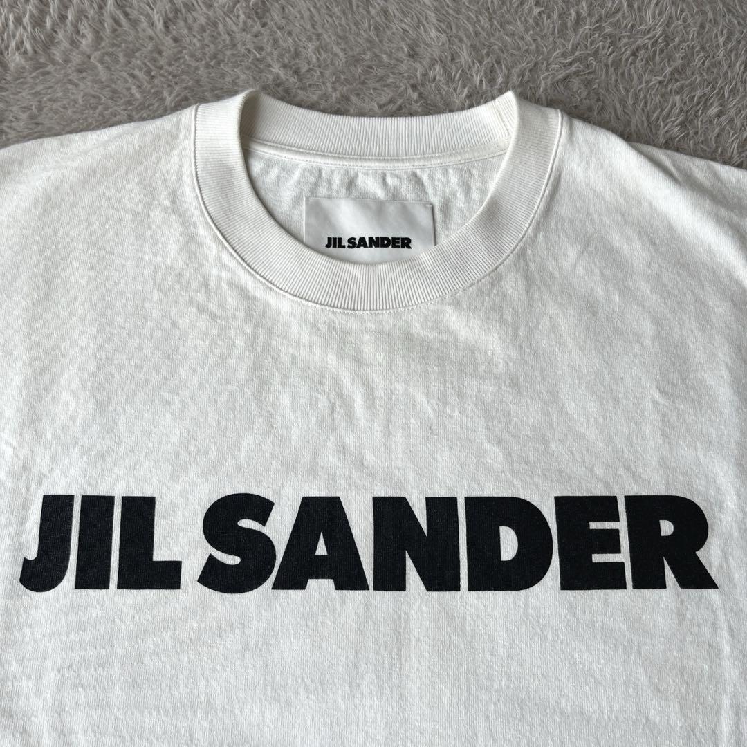 Jil Sanderプリントロゴ コットンジャージーTシャツ XXL