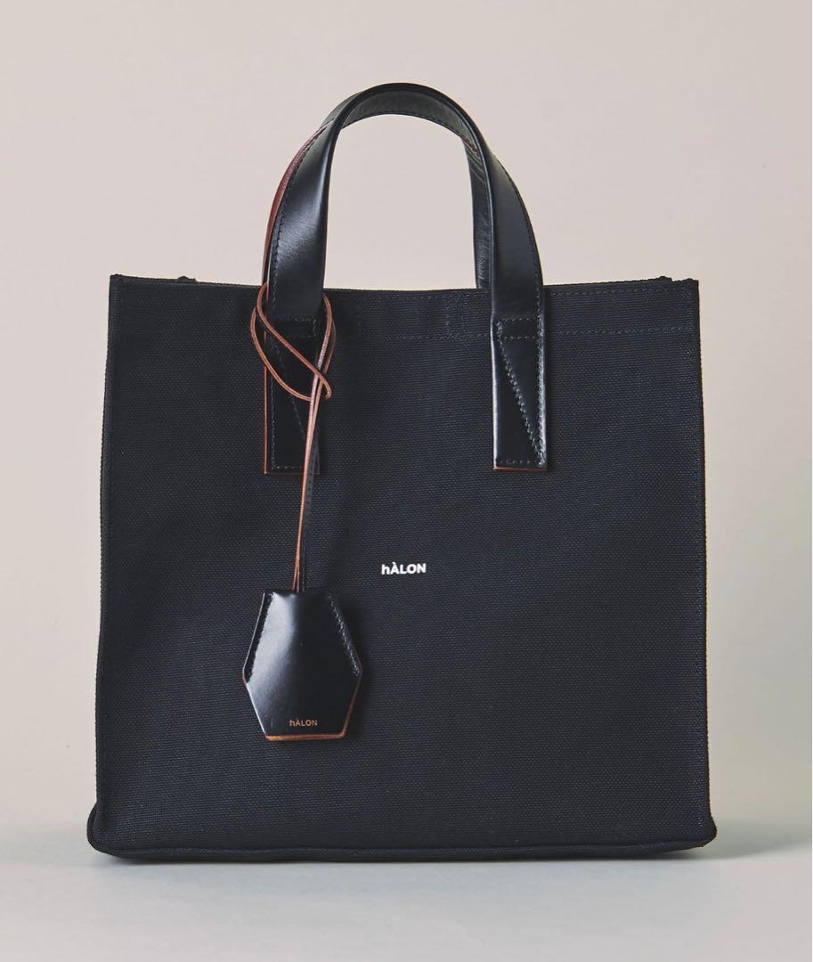 美品＜hALON＞HOLIDAY MINI-TOTE/ミニ トートバッグ