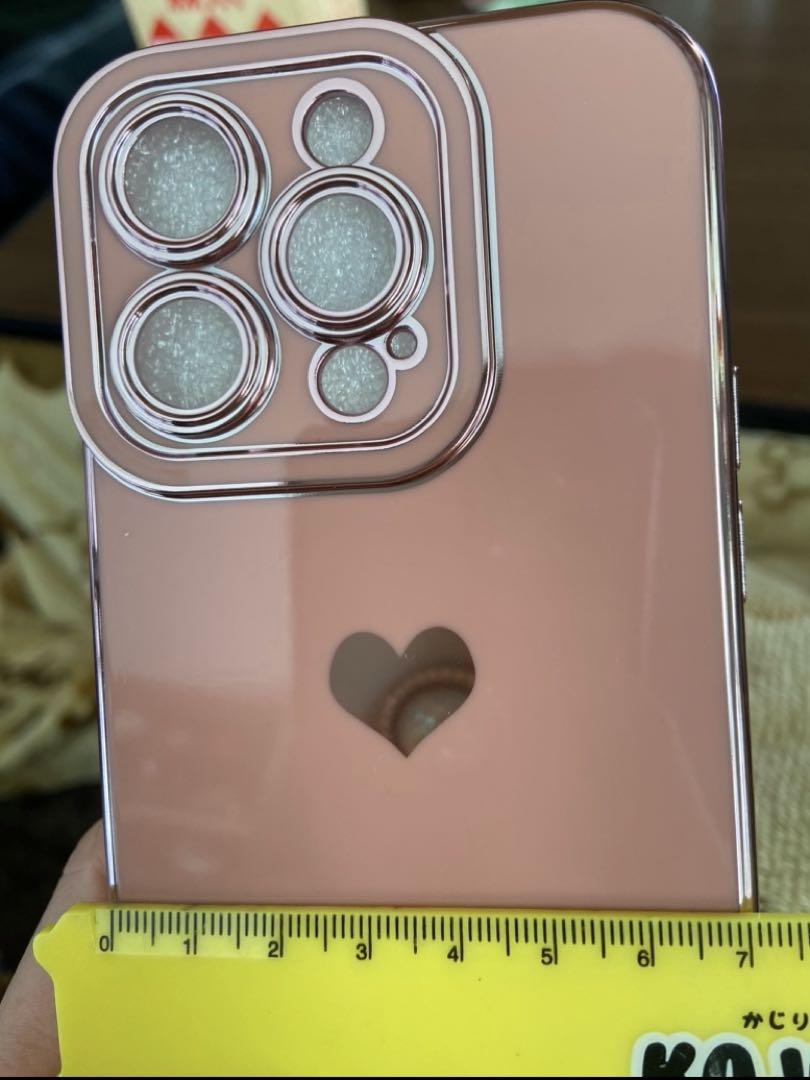 【大幅値下げ❣️】iPhone 15 Pro スマホケース 豪華でかわいいハート 大幅値下げ️】iPhone 15 Pro スマホケース 豪華でかわいいハート