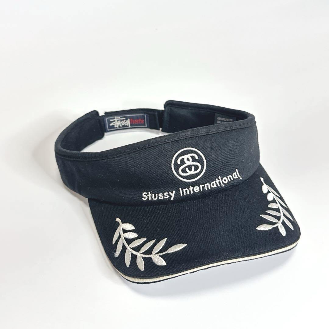 stussy ステューシー　サンバイザー　シャネルロゴ