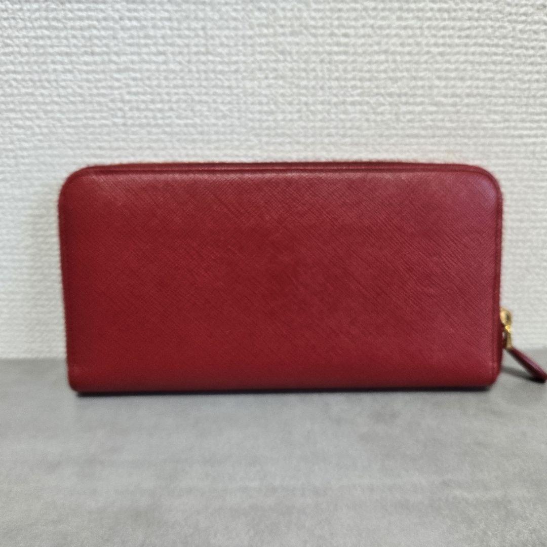PRADA プラダ 長財布 1ML506 FUOCO レッド系 赤系