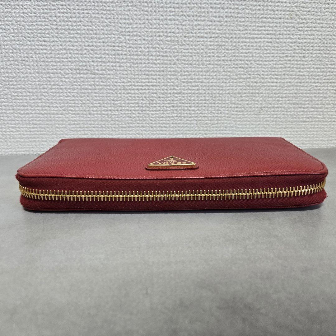 PRADA プラダ 長財布 1ML506 FUOCO レッド系 赤系
