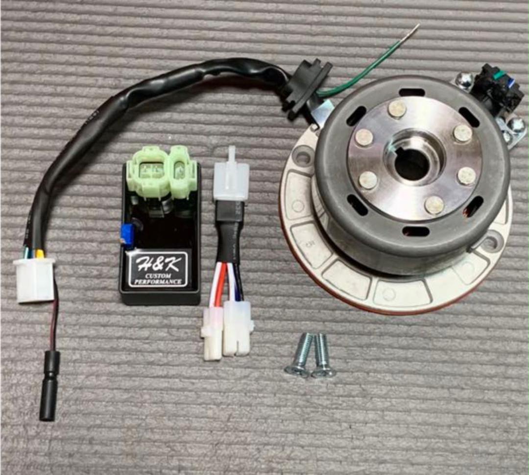 定番 キャブ車 12V モンキーやカブ 進角調整CDI付き 半波 軽量アウター ...