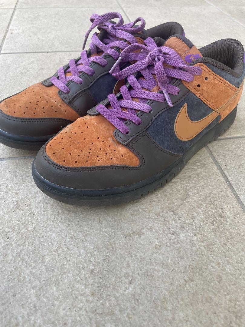 Nike DUNK スニーカー オレンジ/グレー/ブラウン