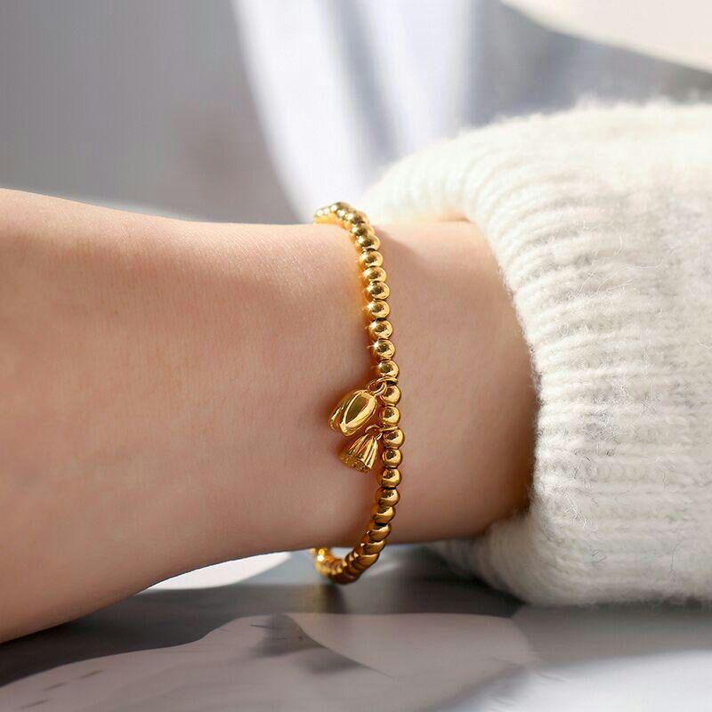 究極美品】18 K金欧米ファッションブレスレット個性気質