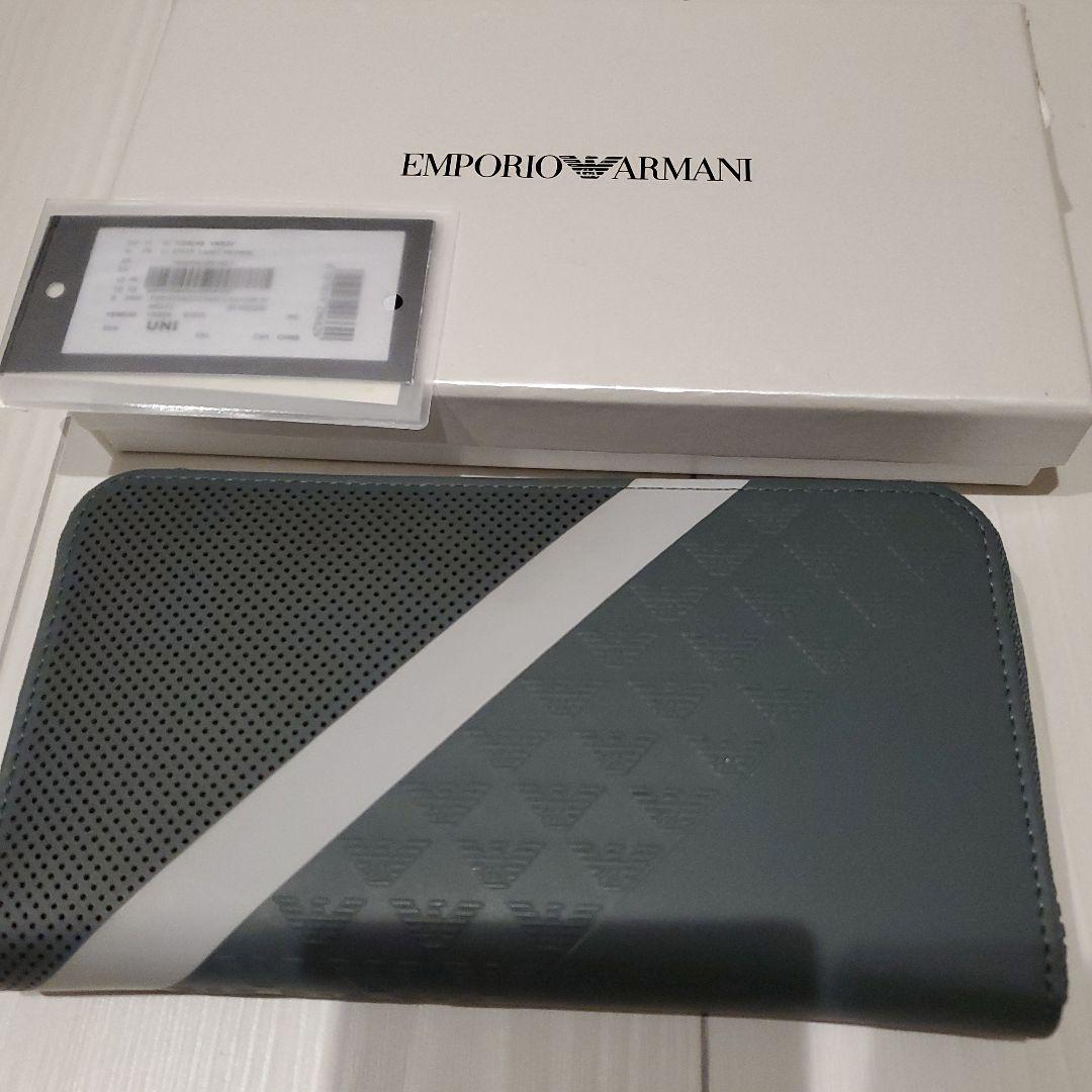 エンポリオ・アルマーニ ラウンドファスナー長財布 新品