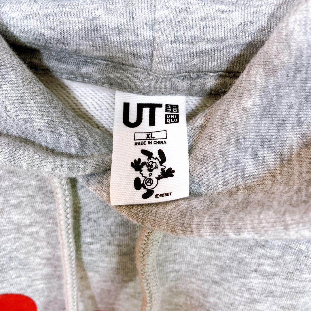 UNIQLOユニクロ▶︎VERDYコラボパーカーUT（XL）大きいサイズ 裏
