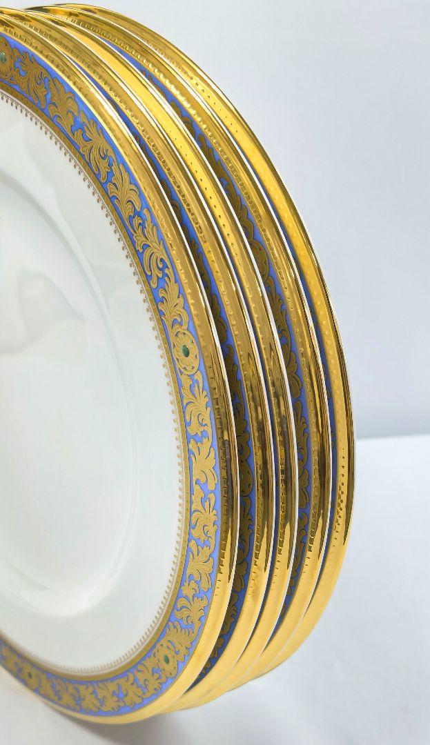 ノリタケ　グランブロシェ　ディナープレート　5客セット　金彩皿