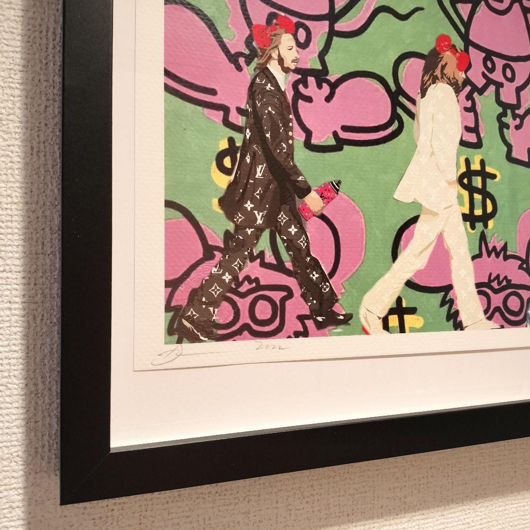 額装付きアートポスタービートルズ キース