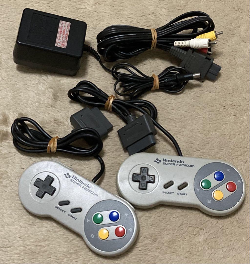 世界有名な ◾️スーパーファミコン本体 中古 ソフト5本セット ニンテンドー その他