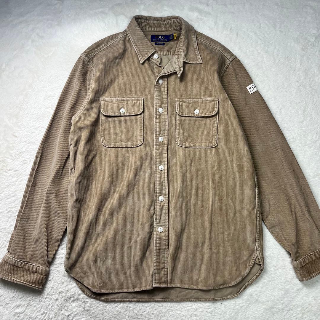 ポロラルフローレン クラシックフィットコーデュロイシャツ QRコード MM POLO RALPH LAUREN