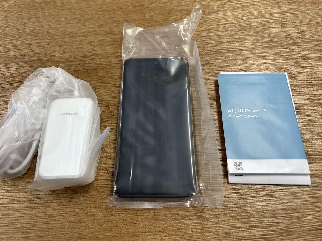 AQUOS wish3 ブラック 64 GB Softbank