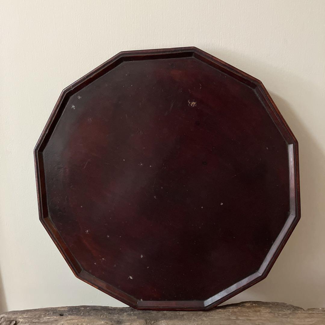 李朝十二角膳天板その62 盆.道具.骨董品.韓国骨董. Antique.酒器盆