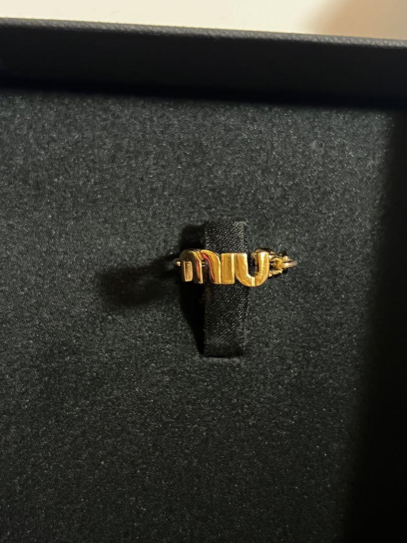 miumiu メタルリング