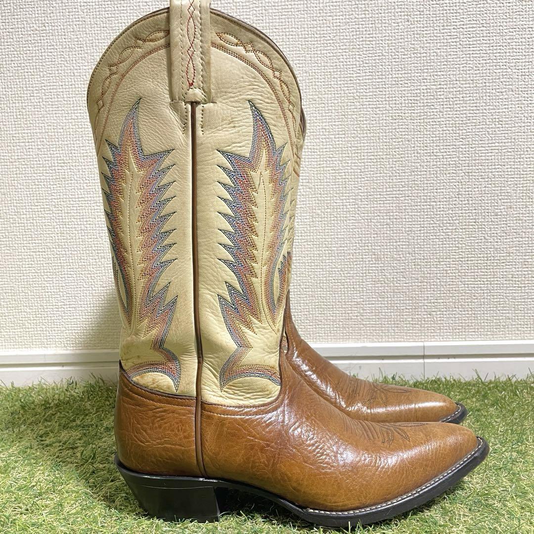 TONY LAMA トニーラマ ウエスタンブーツ 刺繍 ヴィンテージ レザー