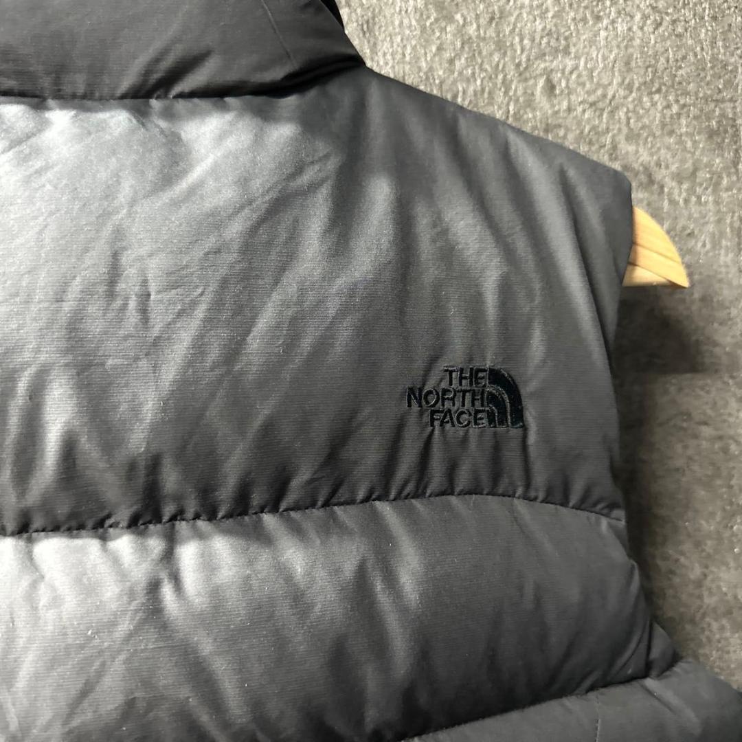 THE NORTH FACE ダウンベスト　レディース Sサイズ　ブラックグレー