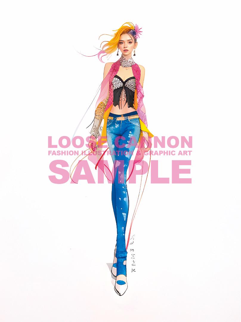 【オンライン限定商品】  ふたり。クリスマスバージョン】グラスアート イラスト 水彩画 原画 イラスト