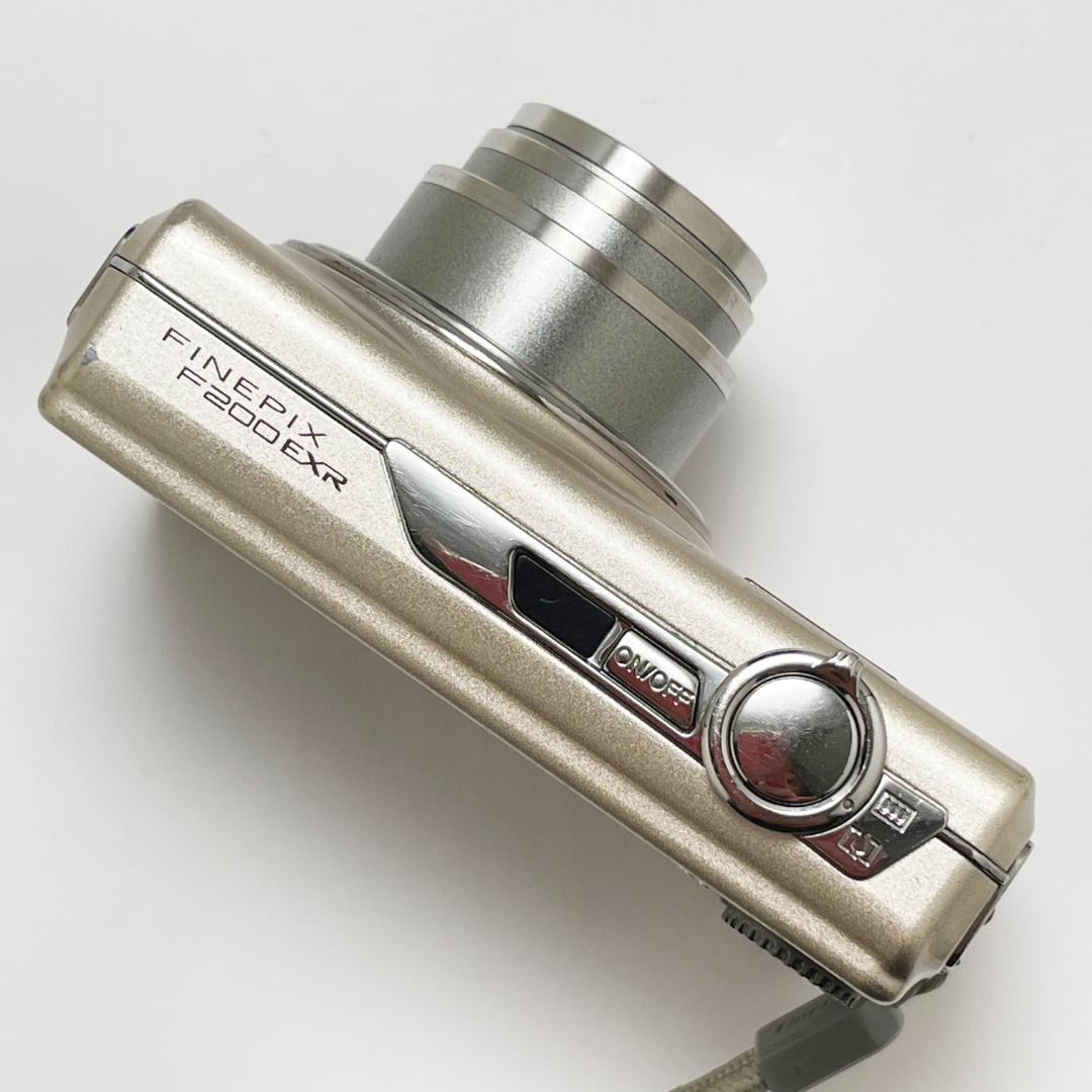 フジ FUJIFILM FINEPIX F200 EXR シャンパンゴールド