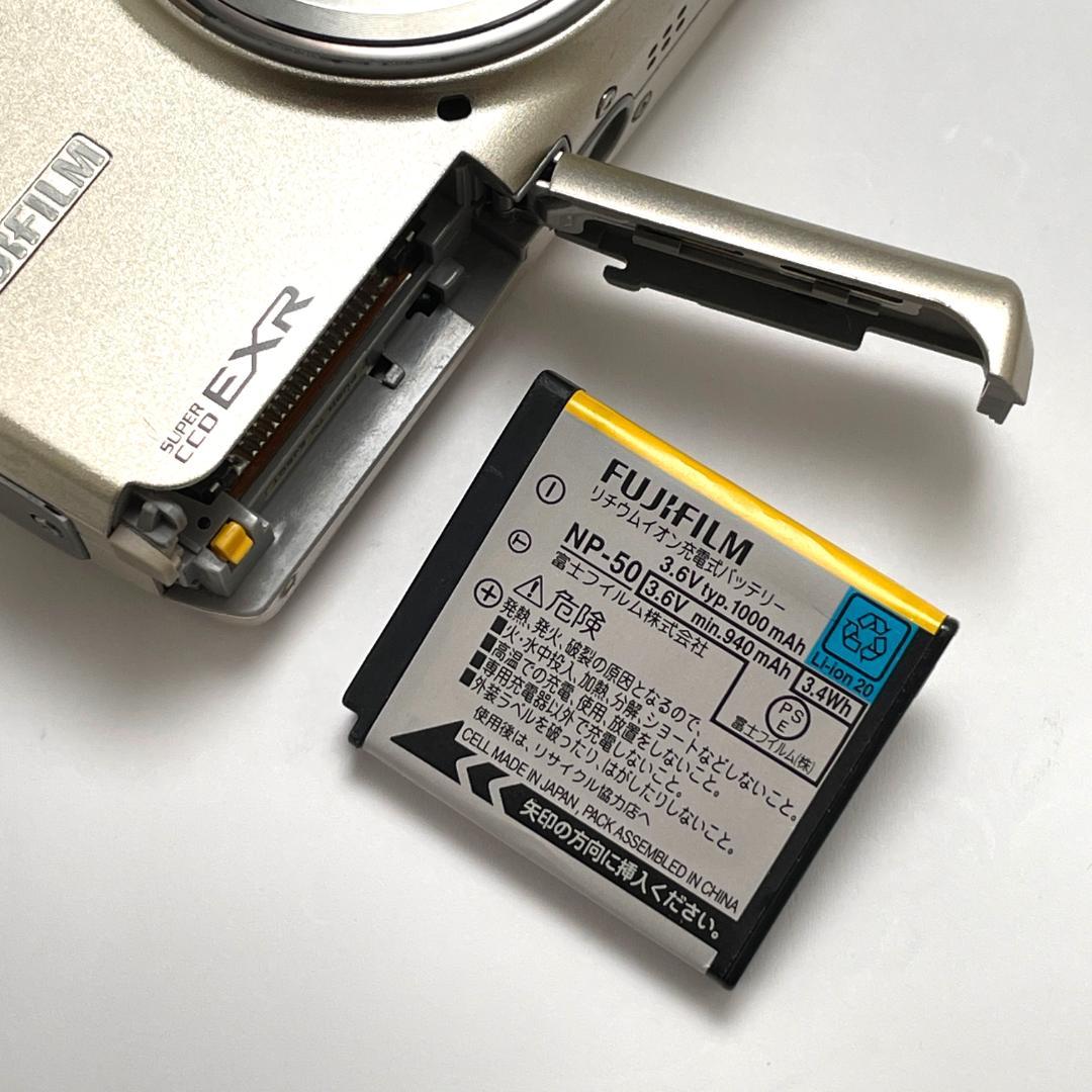 フジ FUJIFILM FINEPIX F200 EXR シャンパンゴールド
