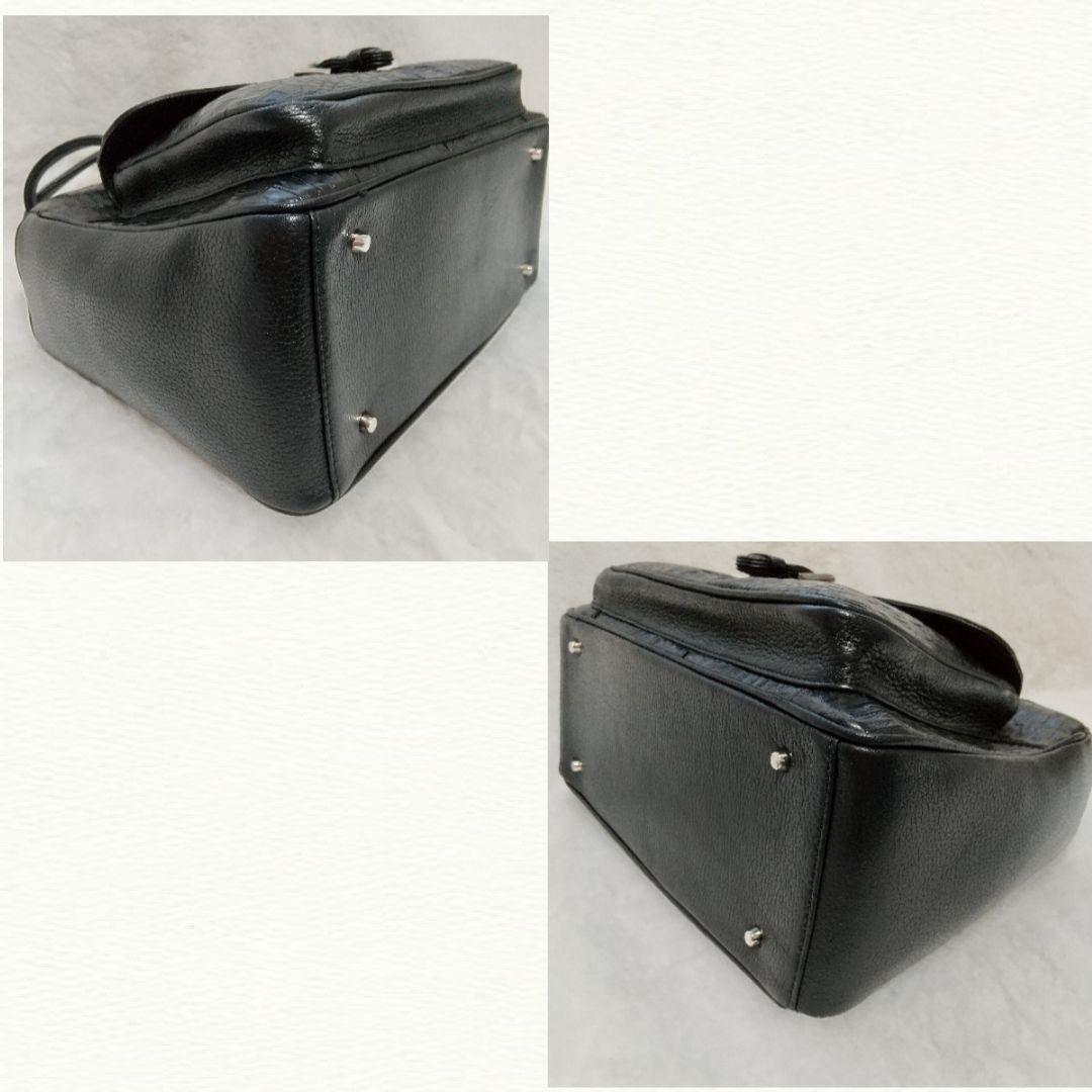 2022新品 ハンドバッグ 黒 ADMJ等お好きな方 tZlAI-m11279841526 クロコダイル 低価品質保証