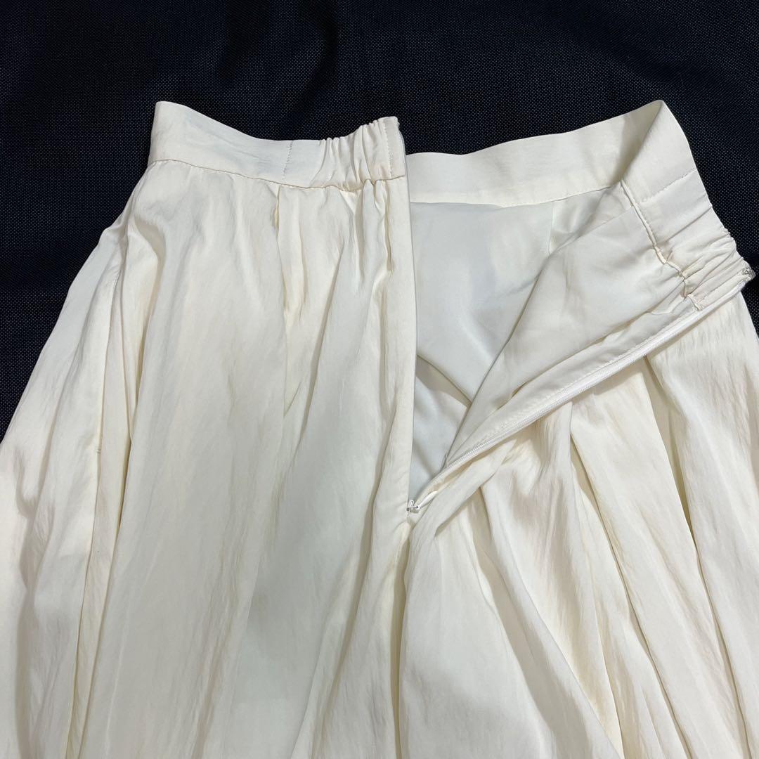 極美品 24SS BABYLONE フレアスカート アイボリー - メルカリ