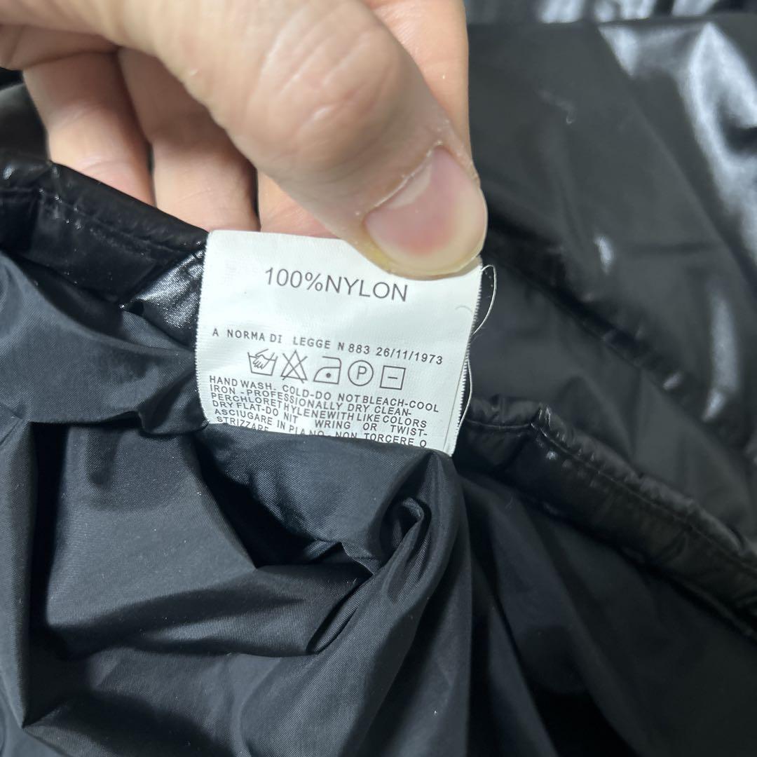 DOLCE&GABBANA フード付きダウンベスト M ブラック