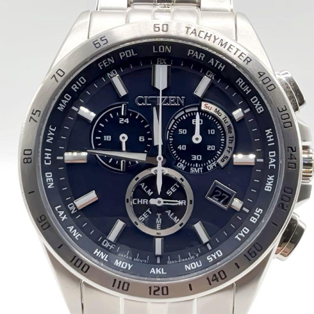 未使用 CITIZEN エコドライブ クロノグラフ E660-S119944 - メルカリ