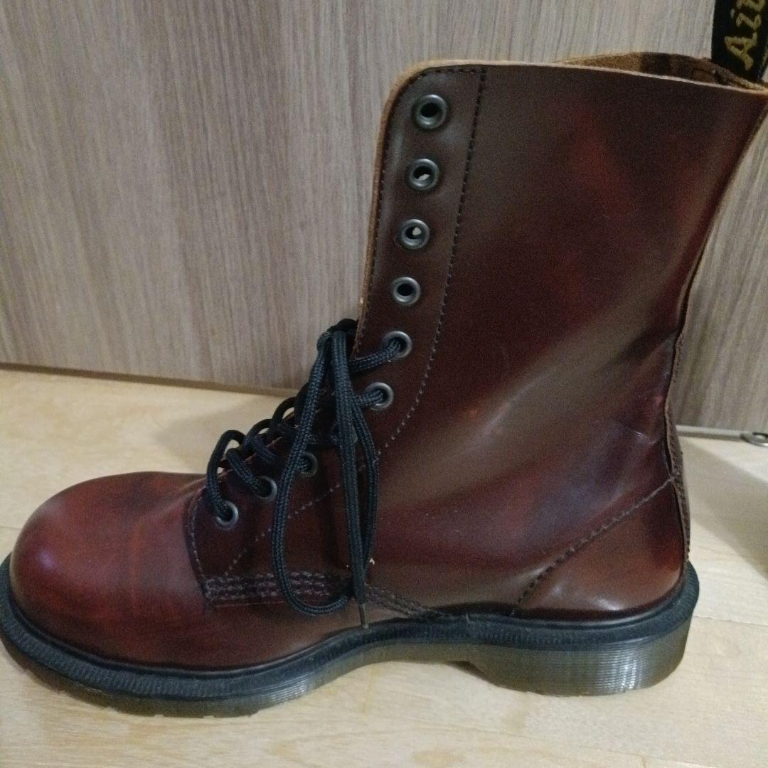 イングランド製 ドクターマーチン チェリーレッド レザー 26～27cm