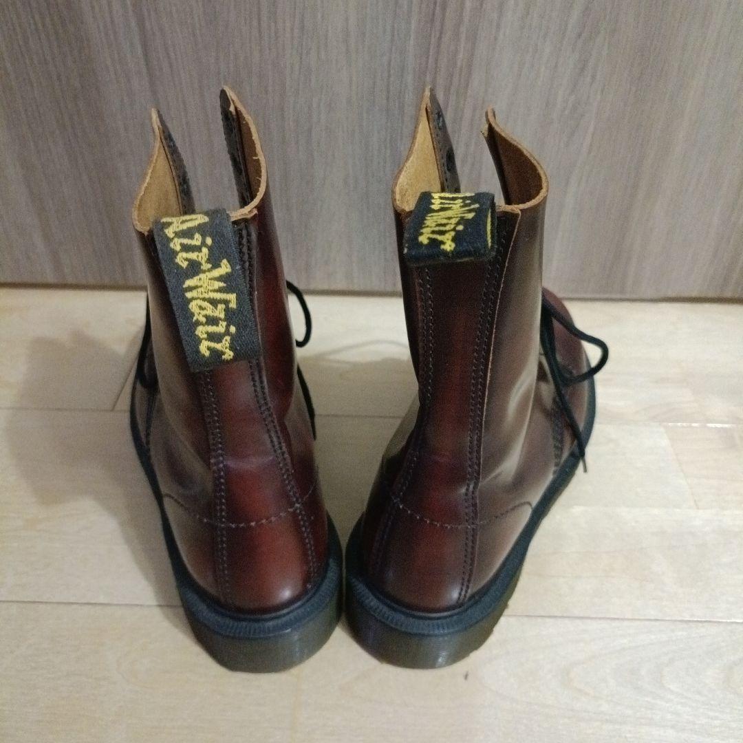 イングランド製 ドクターマーチン チェリーレッド レザー 26～27cm