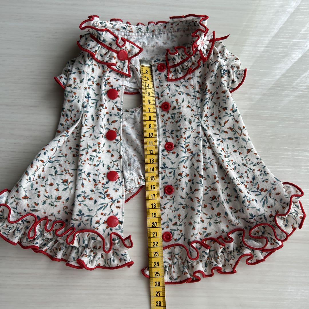 No.373・374 犬服ハンドメイド　バックオープンワンピース