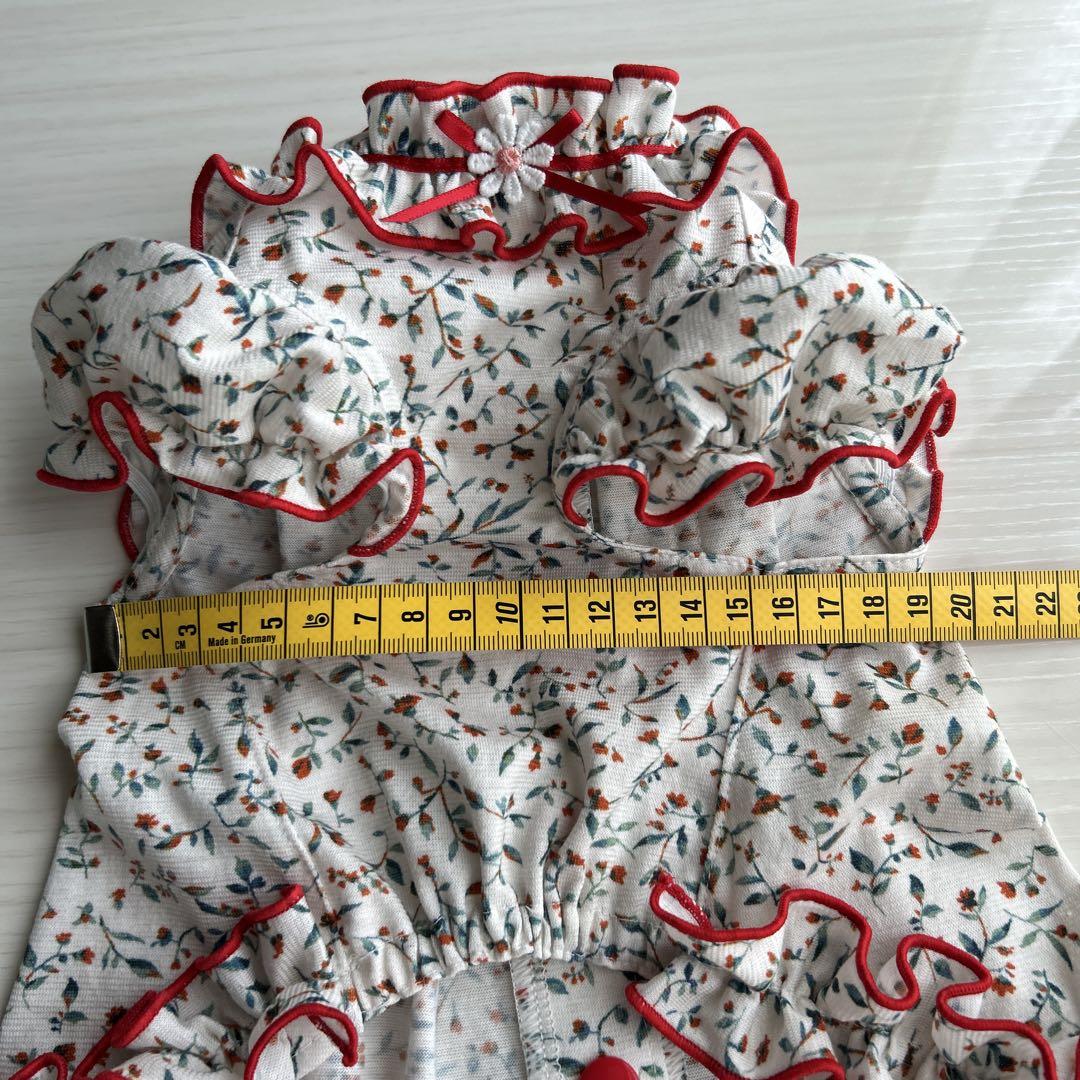 No.373・374 犬服ハンドメイド　バックオープンワンピース