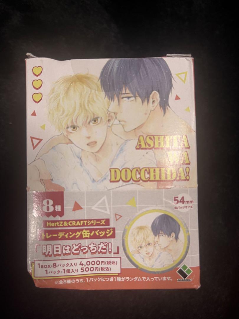 明日はどっちだ！ トレーディング缶バッジ 全8種 1BOX未開封 54mm