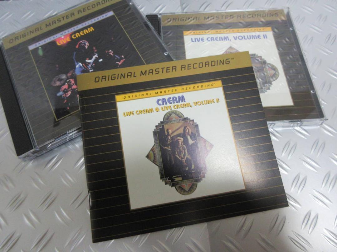 ★CREAM /LIVE CREAM & Ⅱ★クリーム◇MFSL◇GOLD CD