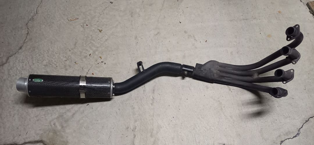 インパルス　GSX400 GK7CA　純正マフラー　WR'Sサイレンサー　車検