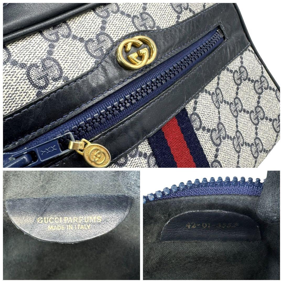 極美品 GUCCI オールドグッチ シェリーライン ミニ ショルダーバッグ