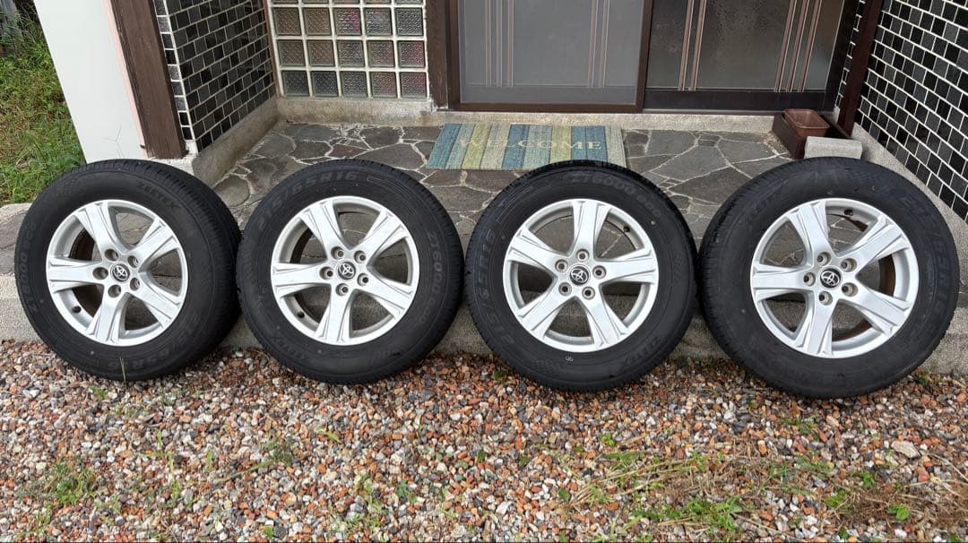 トヨタ アルファード30系 純正16インチ ホイールセット ZETTOタイヤ付きTOYOTA