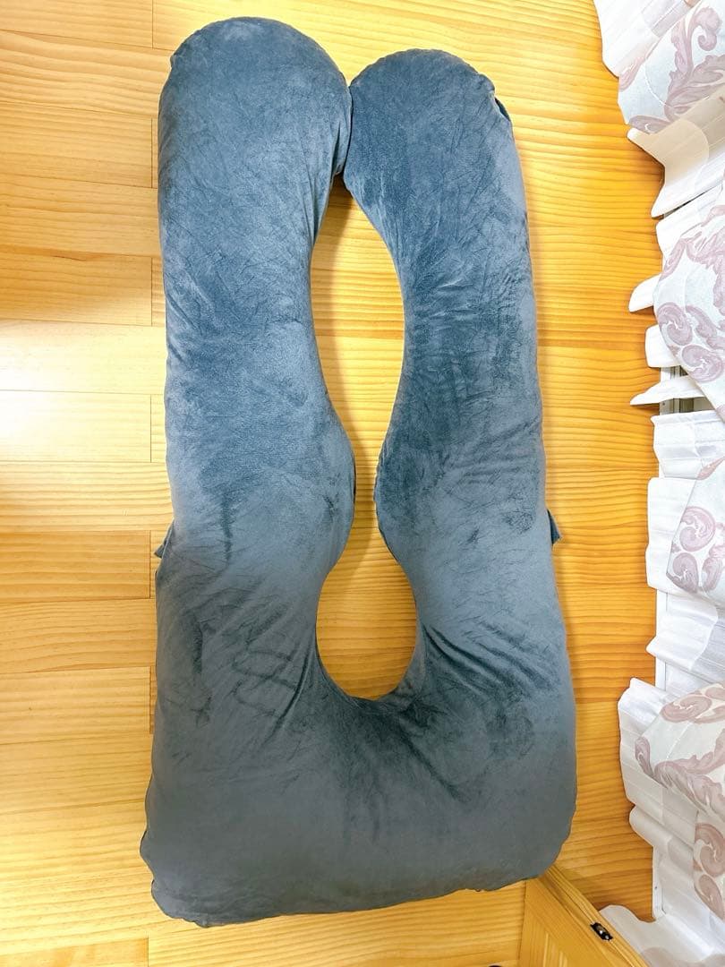 HUGMIN 抱き枕グレー140×80cm