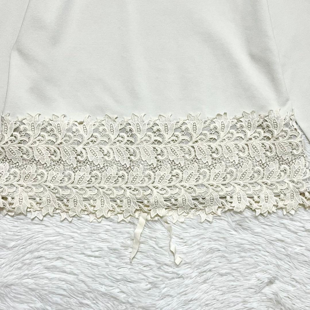 BEARDSLEY ビアズリー カットソー 裾レース BEARDSLEY ビアズリー カットソー 裾レース