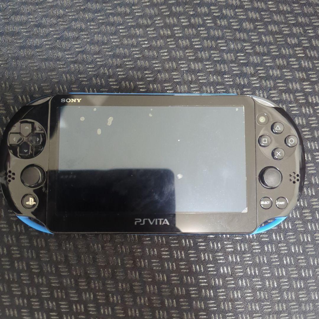 SONY PS Vita 本体 青 16GB ゲームカード付