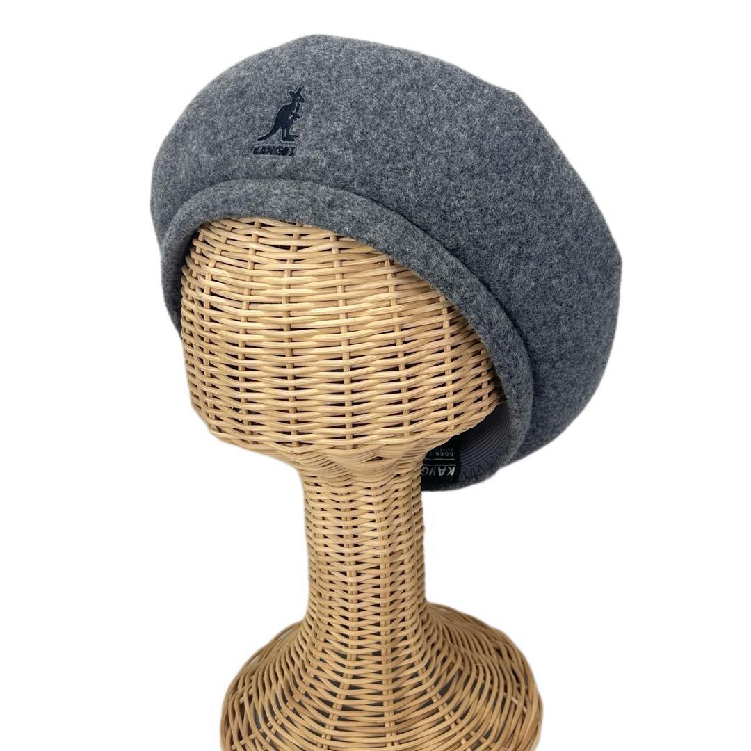 BIGサイズ KANGOL ベレー ウール素材 Gray XLサイズ BIGサイズ KANGOL ベレー ウール素材 Gray XLサイズ