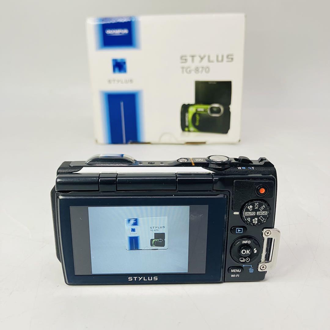 【美品・動作良好】OLYMPUS 防水・耐衝撃・防塵 デジタルカメラTG-870