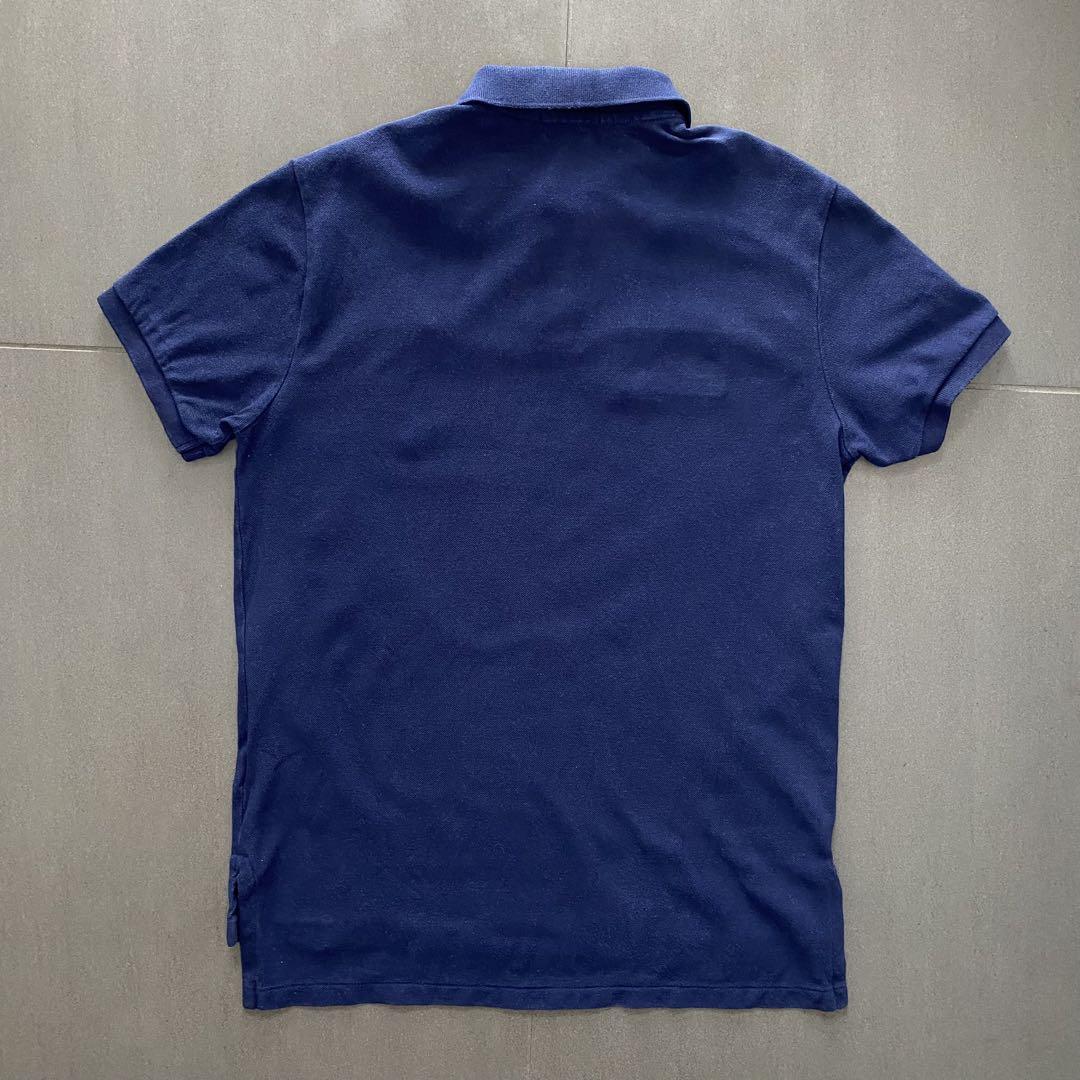 Polo ポロラルフローレン　ビッグポニー刺繍　USAパッチ　ポロシャツMサイズ Polo ポロラルフローレン ビッグポニー刺繍 USAパッチ