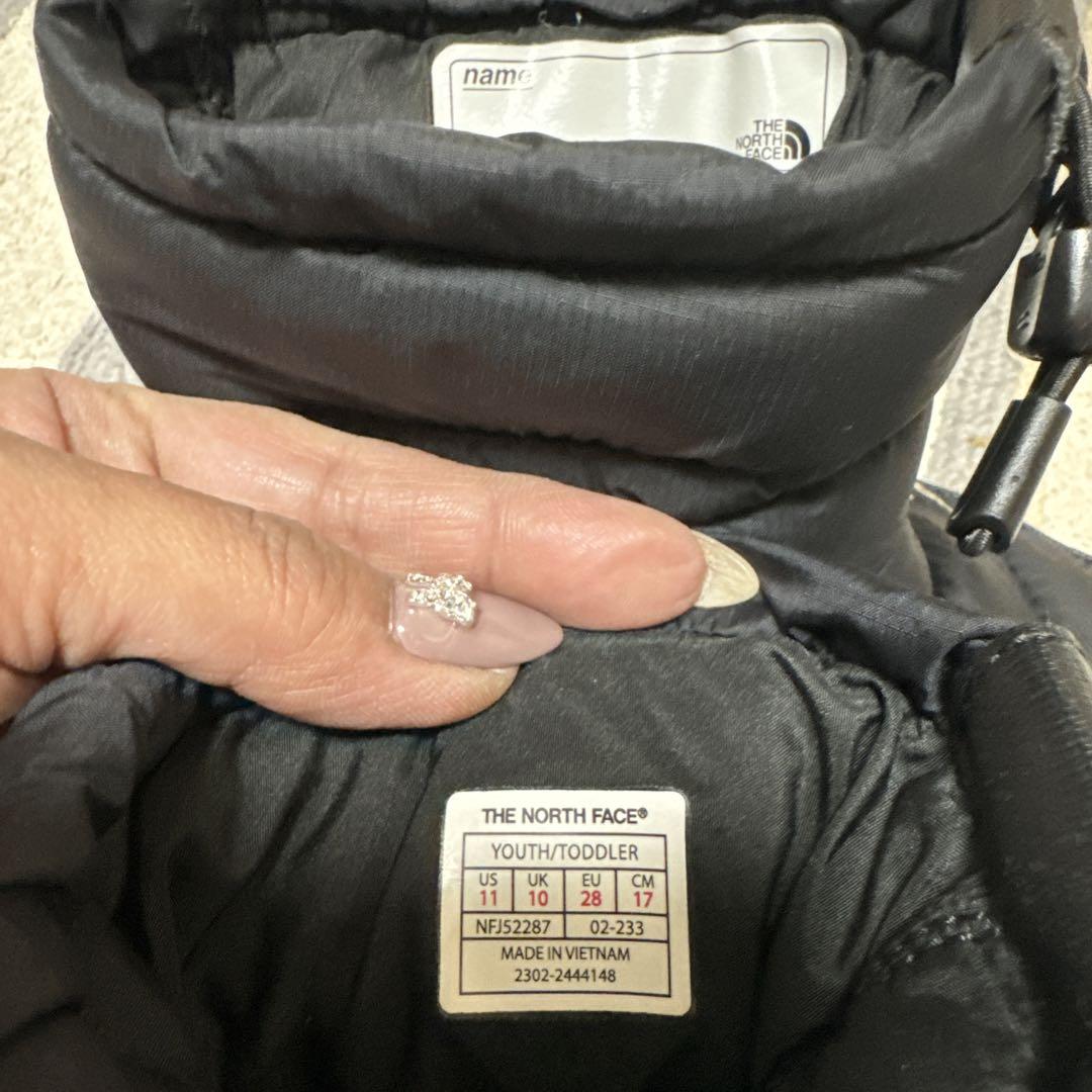 THE NORTH FACE キッズブーツ 黒