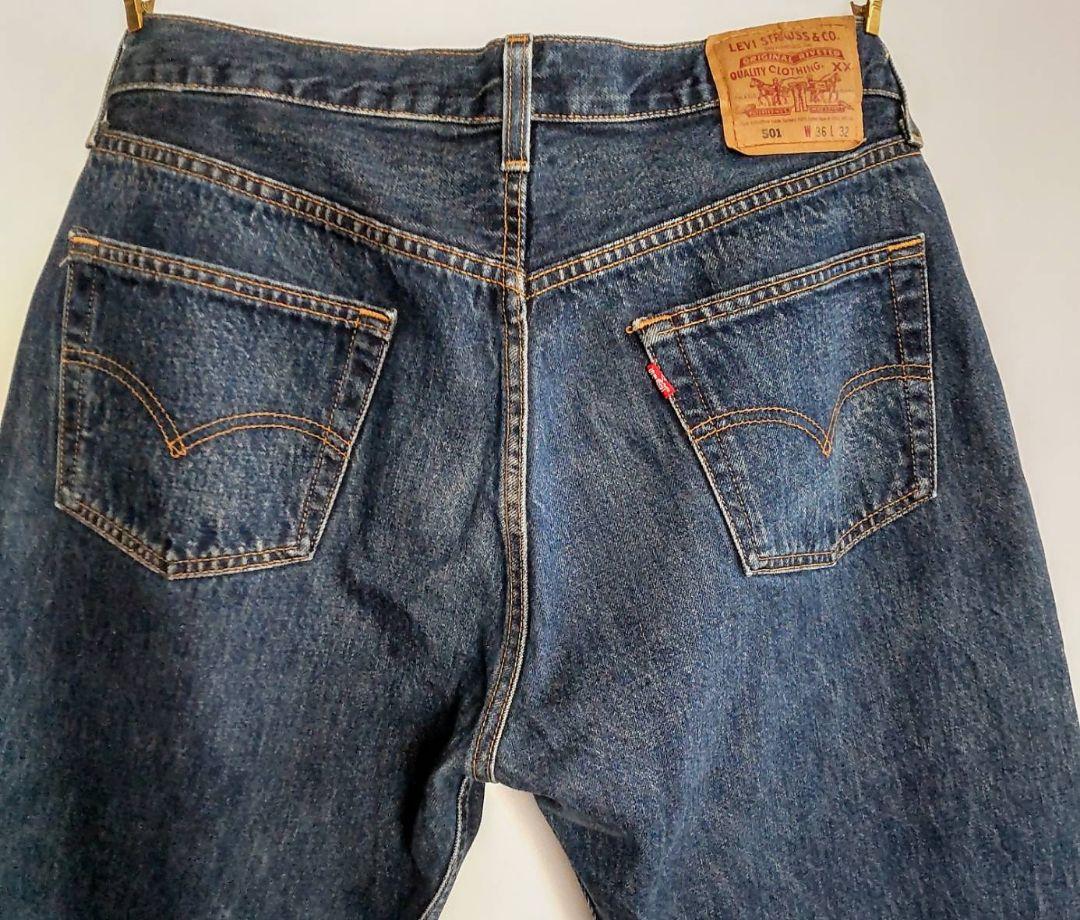 リーバイス 501 W36 553 サンベニート工場 2000年 USA製 最終