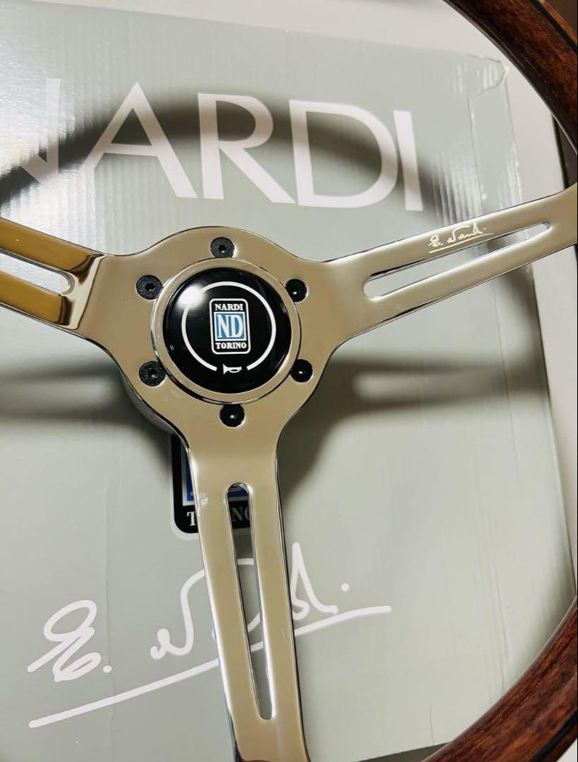 【大幅値下げ】ナルディ（NARDI）クラシックウッド ステアリング 15インチ