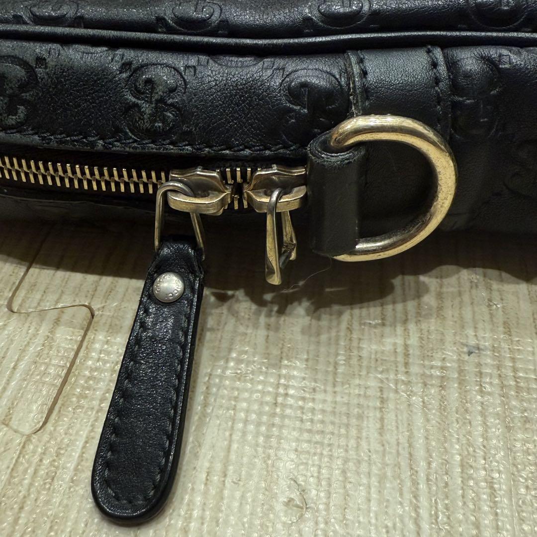 グッチ GUCCI グッチシマ ブリーフケース ビジネスバック GG レザー