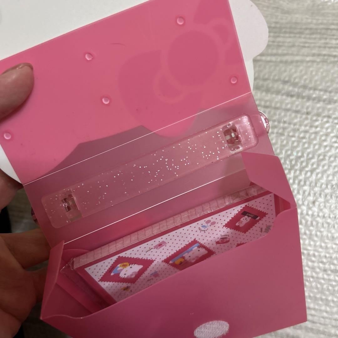 キティ　バック型ケース入り　メモ　サンリオ