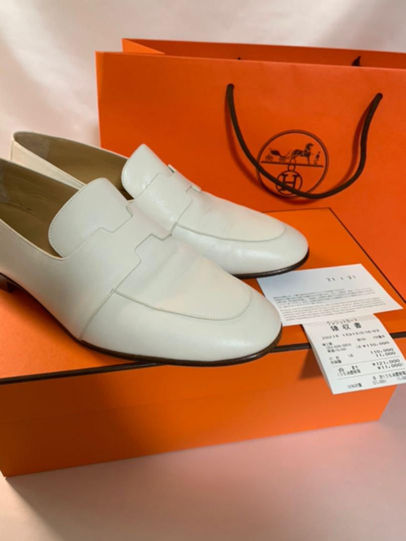 エルメス モカシン アンコラ 美品
