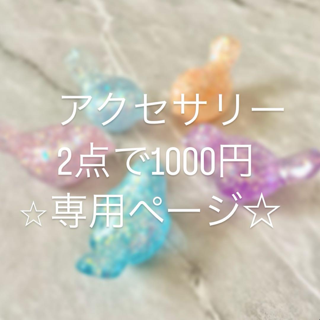 ハンドメイド　アクセサリー　専用ページ